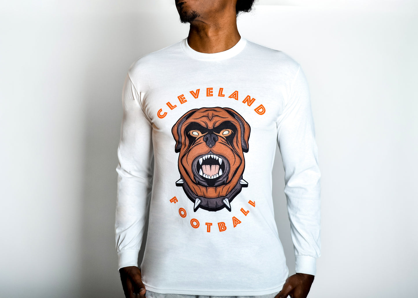 Dawg Food Classic Long Sleeve White T-Shirt