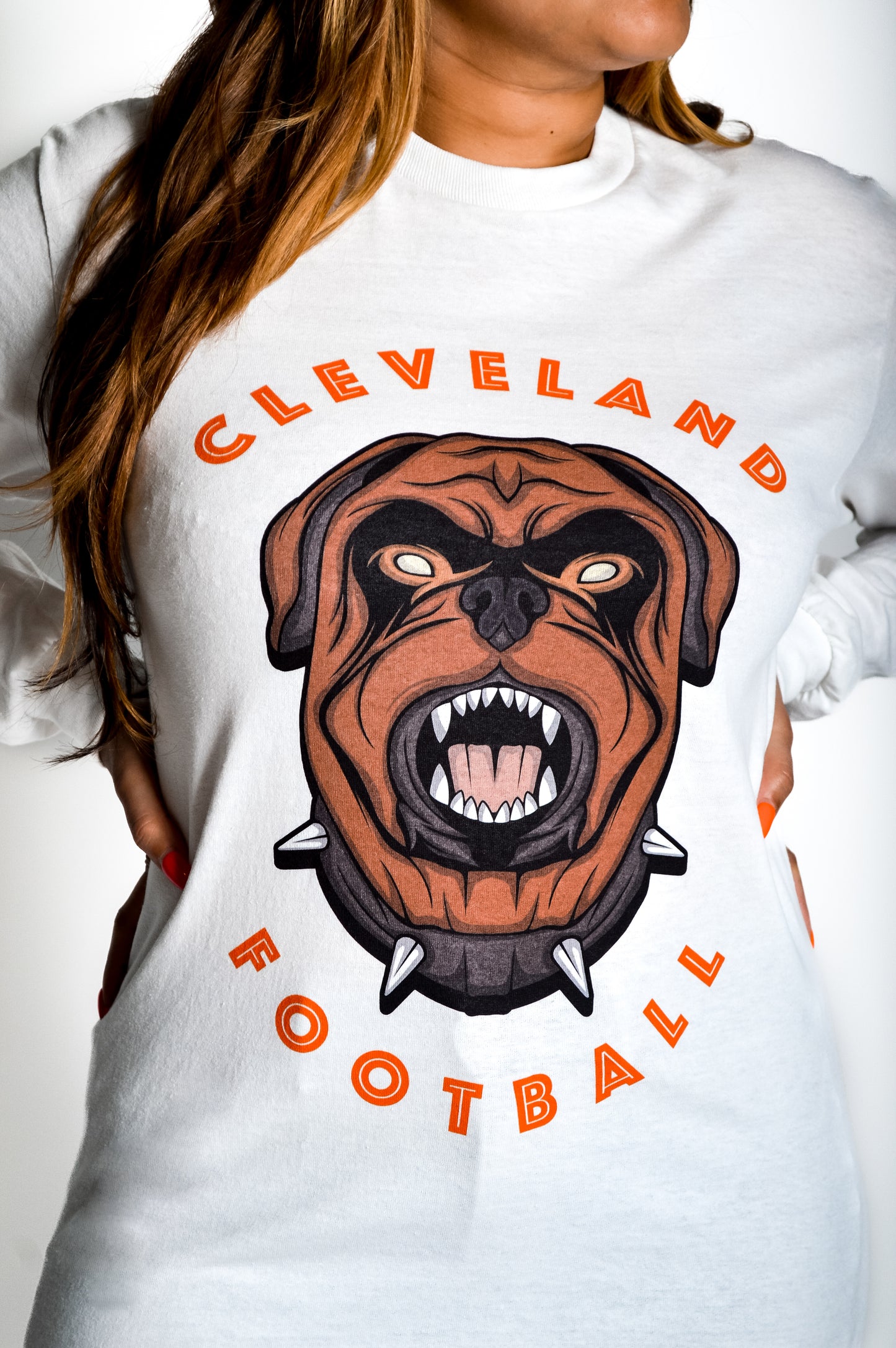 Dawg Food Classic Long Sleeve White T-Shirt