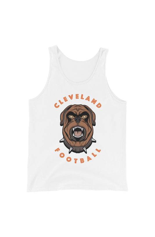 Dawg Food Slim Fit White Tank Top